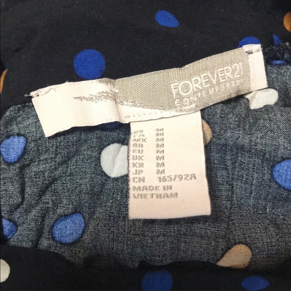 Long sleeve dot print dress - Picture 6 of 6